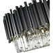 Canada LED 22 inch Black Chandelier Ceiling Light